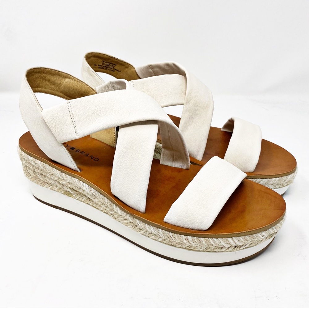 Lucky Brand White Wedges